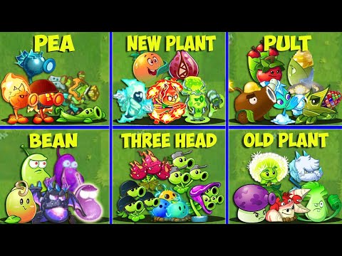 6 Team Plants Vs 6 Team Zombies - Who Will Win? - Pvz 2 Team Plant vs Team Plant