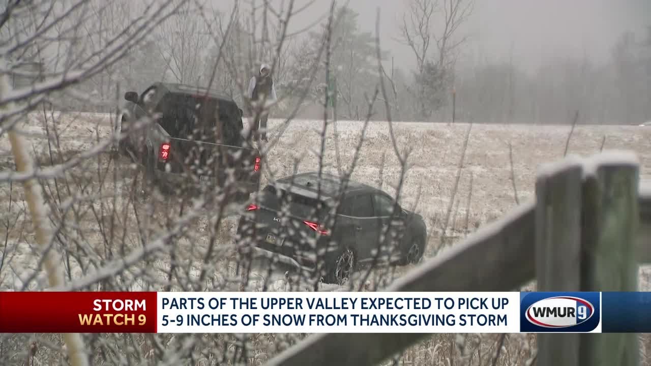 Parts of New Hampshire expected to pick up 5-9 inches of snow from Thanksgiving storm