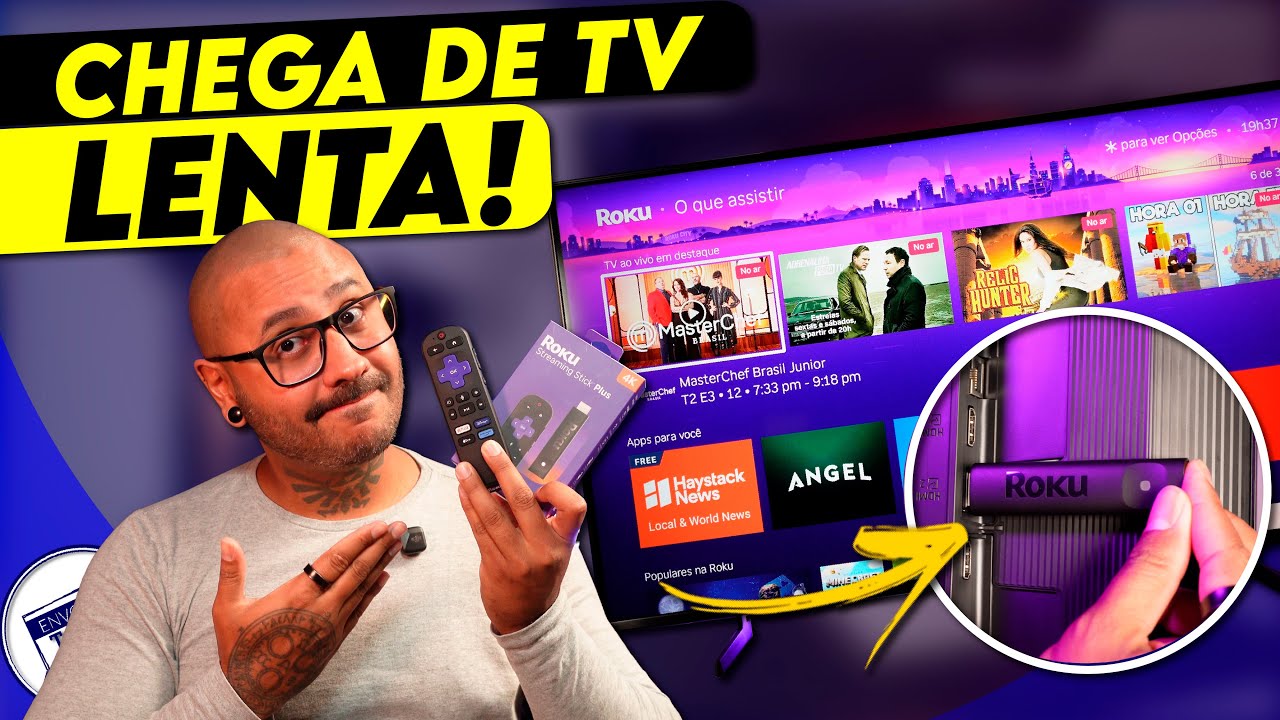 Miniatura da avaliação em vídeo de Roku Streaming Stick HD/Full HD com Controle por Voz