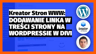 Jak dodać link w treści strony w DIVI (WordPress)