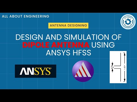 Design and Simulation of Dipole Antenna using Ansys HFSS | Complete Tutorial | Antenna Design