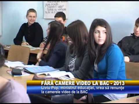 Fara camere video la bac 2013