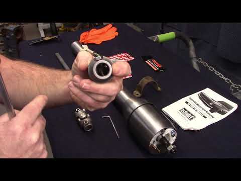 Ididit steering column in a 1965-66 Mustang. Brooklyn Pony part 39.