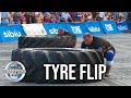 Brutal 320KG Tyre Flip Tests The World’s Strongest Athletes | Strongman Champions League