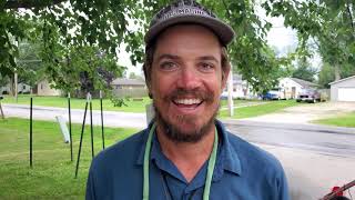 Michael Gmur passes through Effingham on his walk across America video