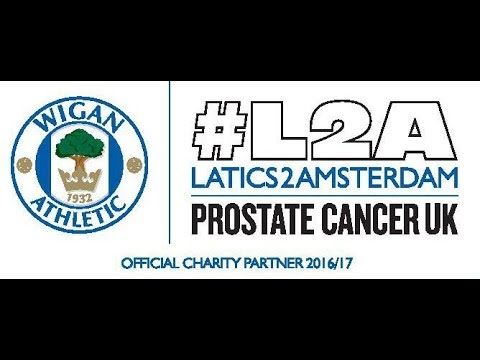 CHARITY: Latics 2 Amsterdam and Jeff's March set off from the DW Stadium for Prostate Cancer UK