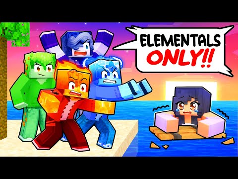 ONE GIRL on a ELEMENTAL ONLY Island!