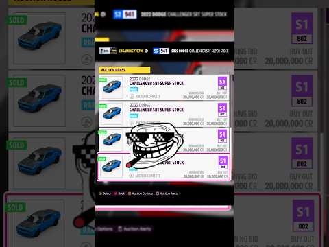 Auctioning 8 Car Dodge Challenger SRT Super Stock | Forza Horizon 5
