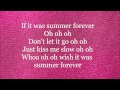 Megan Nicole - Summer Forever - Lyrics 