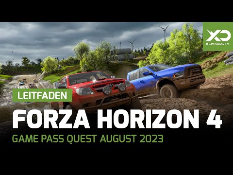 Xbox Game Pass Quest August 2023 - Leitfaden mit Forza Horizon 4