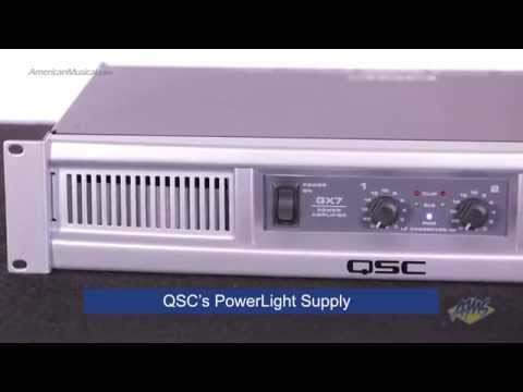 QSC GX7 2-Channel Power Amplifier 2010s - Silver image 8