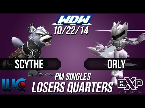 WDW 10/22/14 - ORLY (Mewtwo/Falcon) vs. Scythe (Wolf/Roy) PM Loser's Quarters