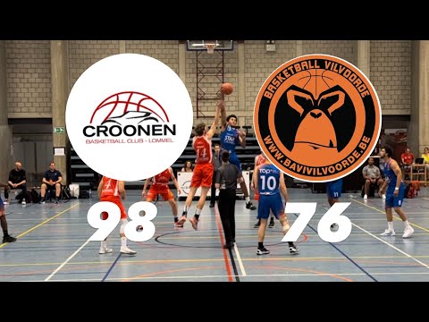 BBC Croonen Lommel (TDM1) vs Bavi Vilvoorde (TDM2): 98-76 (Belgian Cup 🏆)