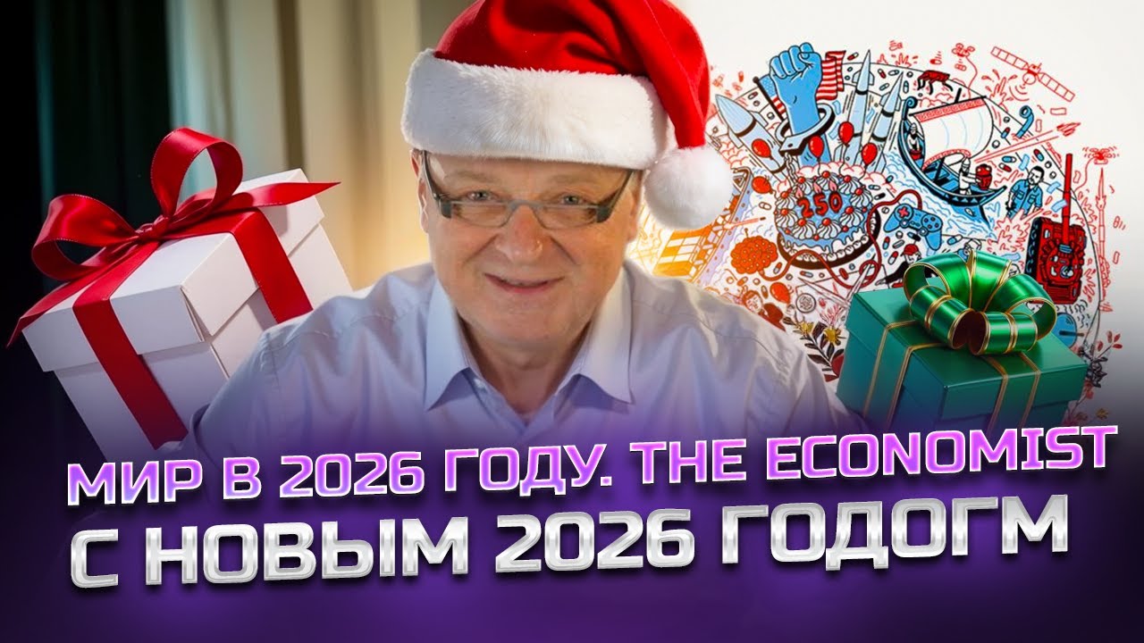 Мир в 2026 году.  The Economist.  С новым 2026 годом!