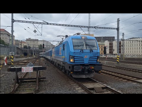 Vlaky Praha hlavní nádraží. 31.7.2025