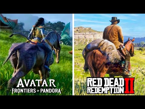 Avatar Frontiers of Pandora vs Red Dead Redemption 2 Graphics Comparison