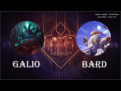 [Support] Galio vs Bard - KR Ranked (GM)