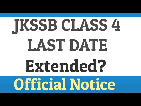 JKSSB Class 4 Last Date Extended | Hurry!! Apply Now | Join Crash Cousrse Coaching |20% Off