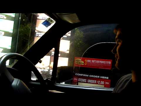 singing a drive thru order