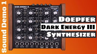 Video thumbnail for Doepfer Dark Energy III Analog Monophonic Synthesizer Patch 1 | SYNTH ANATOMY by SYNTH ANATOMY