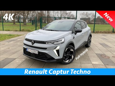 Renault Captur 2024 Review | Techno (Exterior - Interior) Full Hybrid, Price