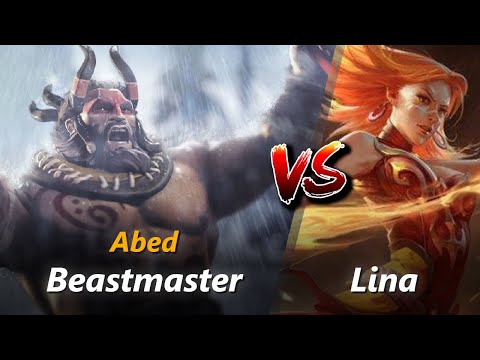 How to Beastmaster mid vs Lina (feat. Abed) | First 10 minutes