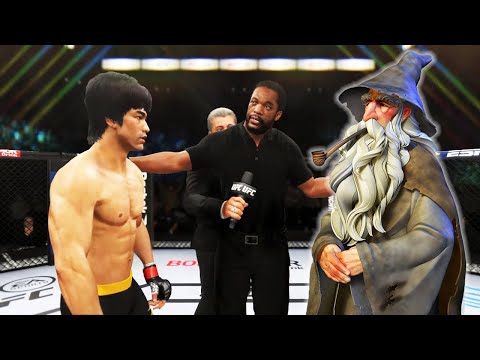 PS5 | Bruce Lee vs. Gandalf Old Fighter (EA Sports UFC 4)