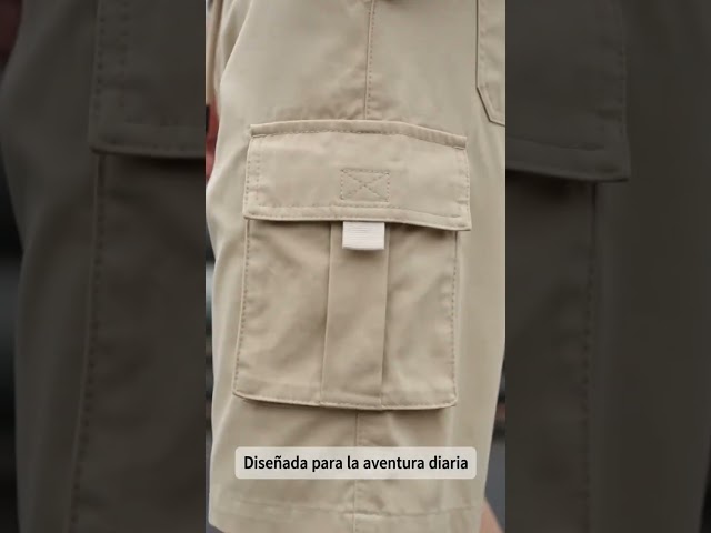 Vídeo relacionado con JACKETOWN Pantalones Cortos Cargo Casual Para Hombre, Bermuda De Algodón Con Cintura Elástica