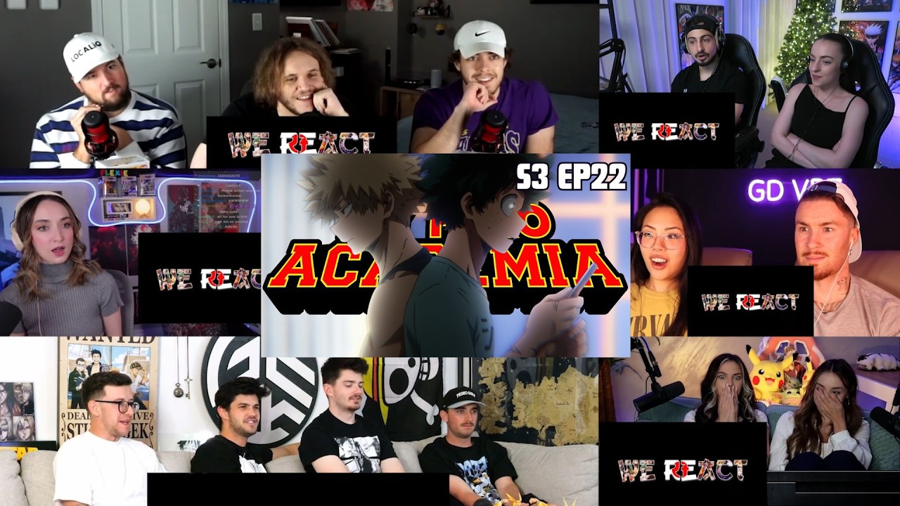 My Hero Academia Season 03 Episode 22 | Reaction Mashup