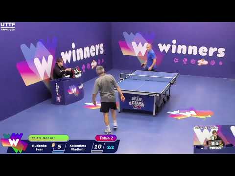 WINners CUP table 2  27.11 Rudenko Ivan - Kolomiets Vladimir  11:30