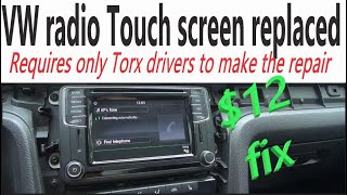 VW radio touch screen fixed with a $12 part