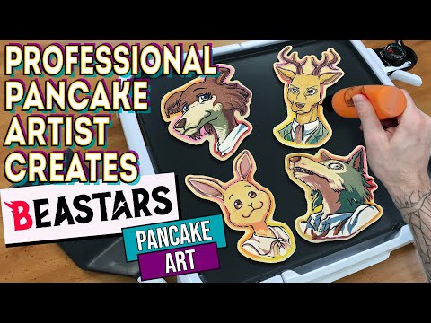 Professional Pancake Artist Creates - Beastars Pancake Art (Preserved and For Sale!)