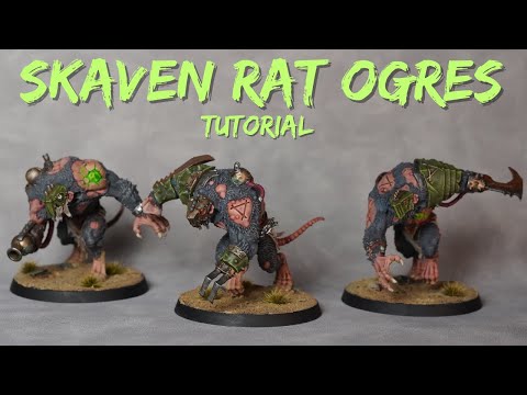 How to paint Skaven Rat Ogors from the Age of Sigmar Skaventide box