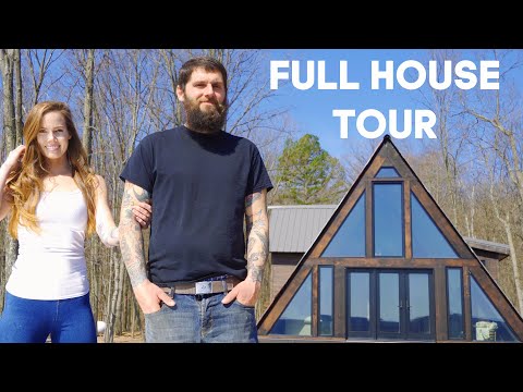 Full House Tour | Inside Our A-Frame Cabin Off Grid