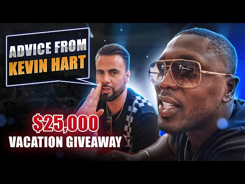 Advice from Kevin Hart ($25,000 vacation giveaway)