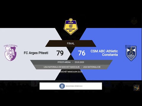 LNBM MOZZART 2022-2023: FC Argeș Pitești - CSM Athletic Constanța