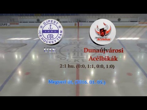 UTE - Dunaújvárosi Acélbikák 2:1 hu. (0:0, 1:1, 0:0, 1:0) - összefoglaló