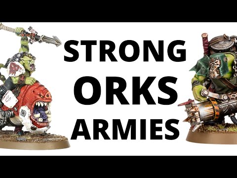 Three Strong Orks Army Lists - Ork Codex Armies for Warhammer 40K