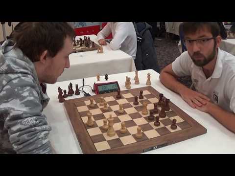 Positional squeeze in ending: Demidov - Lopez, Blitz chess, Queen's pawn opening