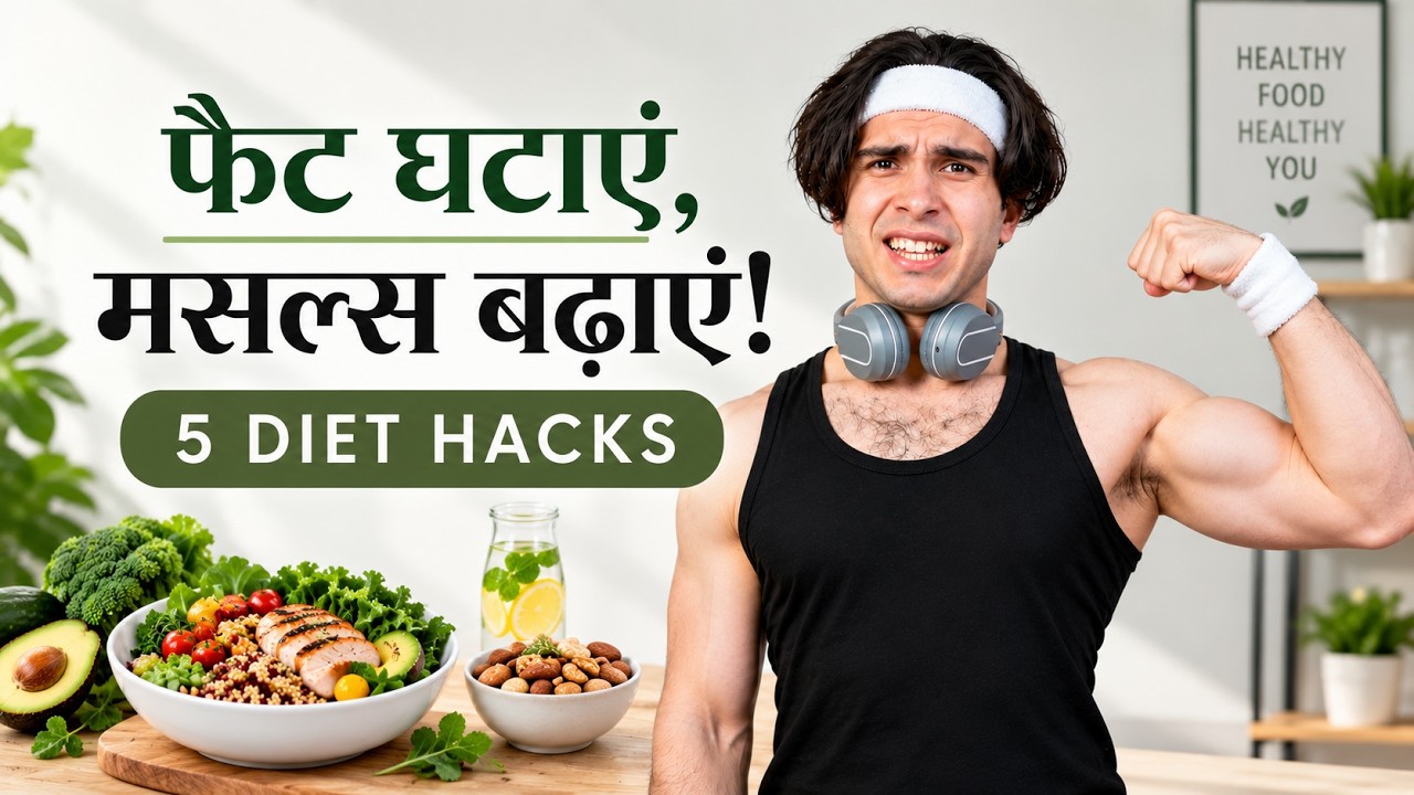 फैट भी कम होगा और मसल्स भी बनेंगी! डाइट में करें ये 5 बदलाव I Body Recomposition I OMH