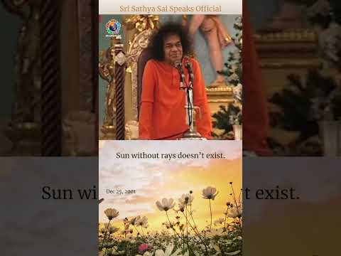 Ocean and Waves, Sun and Rays—Humans and What? | Sri Sathya Sai Speaks | #Shorts