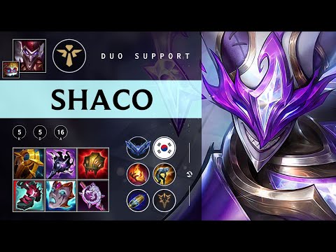 Shaco Support vs Pyke - KR Diamond Patch 25.23