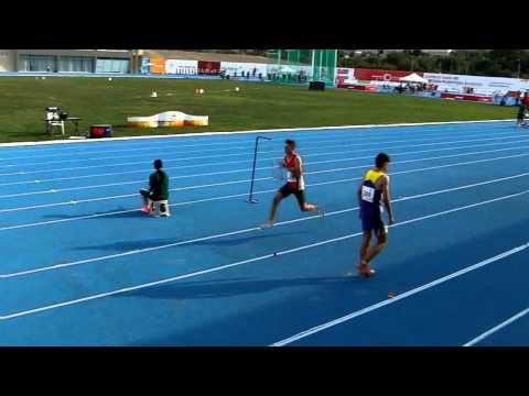 Leveleki Bence távolugrás selejtező - belépett ugrás - lassítva