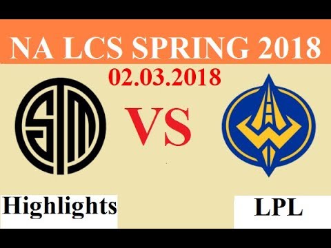 [02.03.2018]: TSM vs GGS - Highlights NA LCS Spring 2018 W3D1