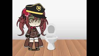 Hu Tao fart on toilet (gacha life gacha fart)
