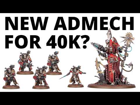 Warhammer 40K Model REVEALS - Admech Heavy Infantry, New Tech Priest and Big Reveal Next Week?
