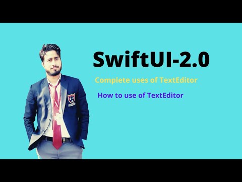 SwiftUI-2.0 Best Tutorial TextEditor Example