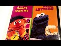 Sesame Street 123 Count With Me Learning About Letters DVD Movie Collection
