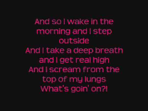 What's Up--4 Non Blondes [Lyrics On Screen]