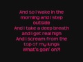 What's Up--4 Non Blondes [Lyrics On Screen]